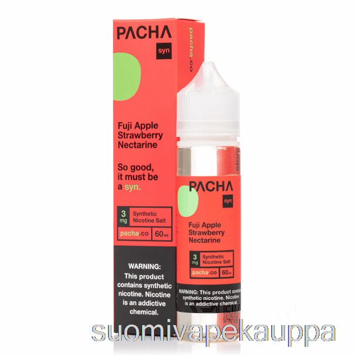 Vape Netistä Fuji Omena Mansikka Nektariini - Pachamama - 60ml 3mg